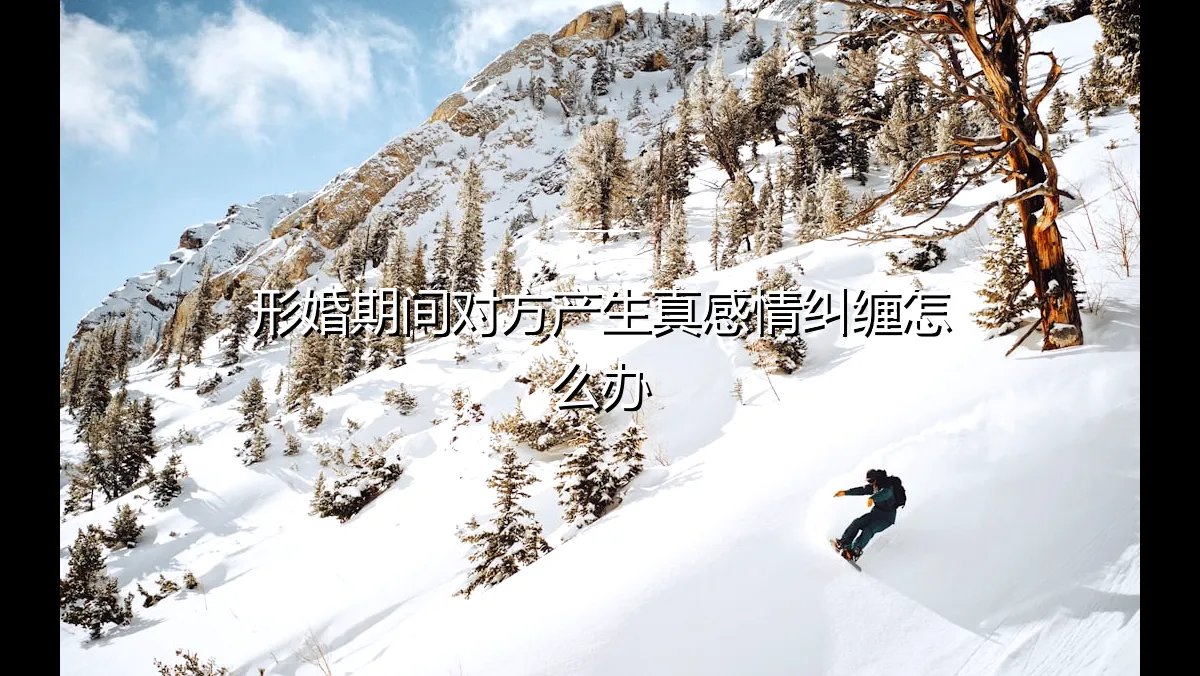 形婚期间对方动了真情纠缠不休？资深专家教你理性应对与法律自保