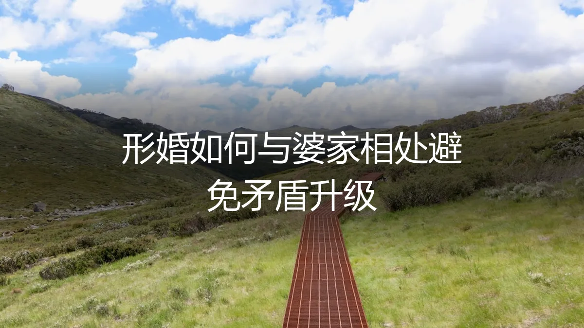 形婚生存指南：如何高情商与婆家相处，避免矛盾升级