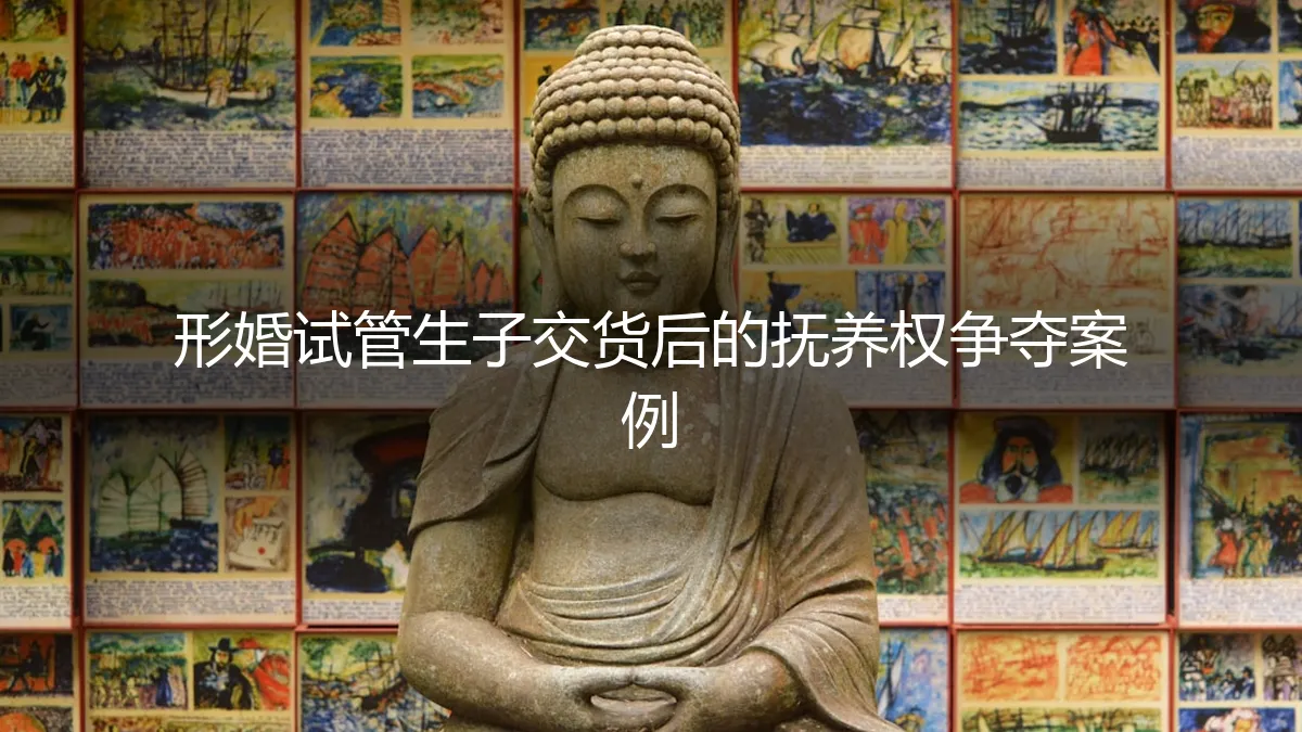 形婚试管生子后，抚养权争夺的典型案例与法律困境