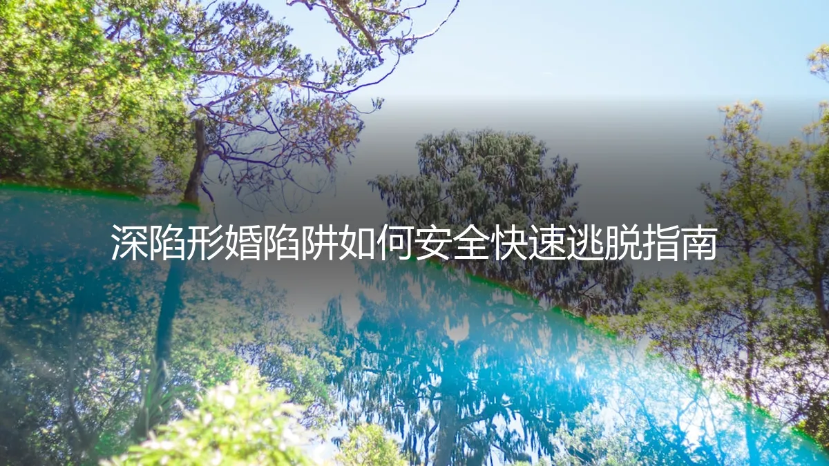 深陷形婚陷阱？一份安全快速逃脱的完整指南