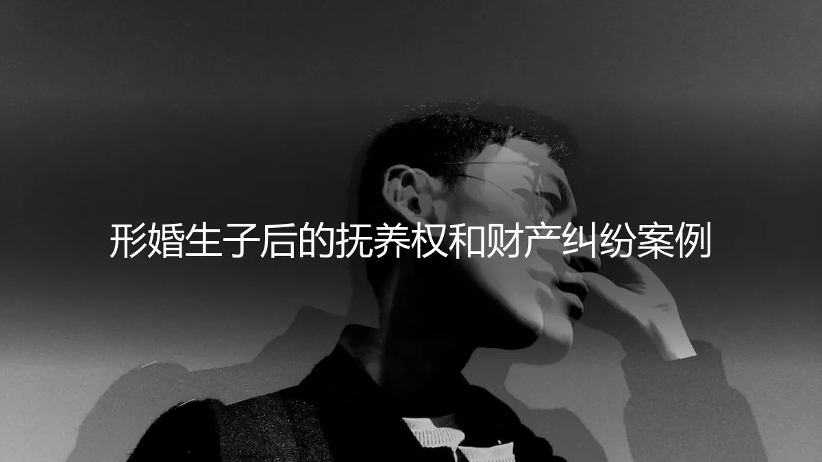 形婚生子后的抚养权与财产纠纷：一个真实案例的深度剖析与风险防范