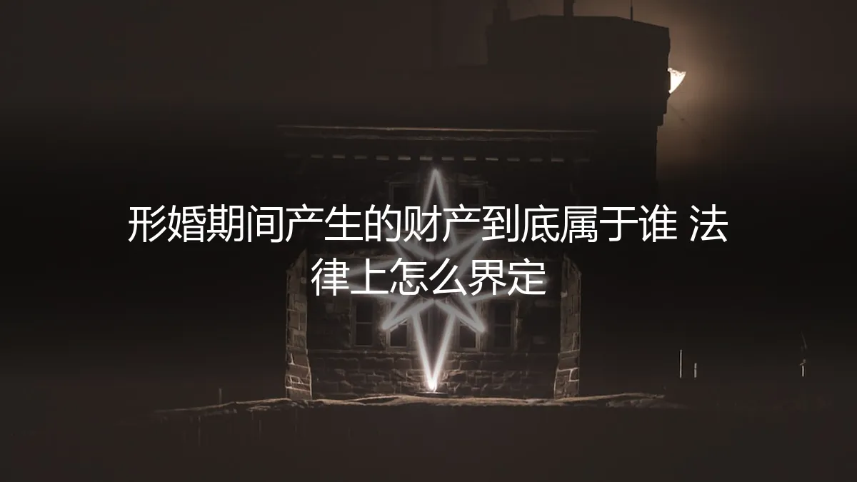 形婚期间财产归属全解析：法律界定与避坑实操指南