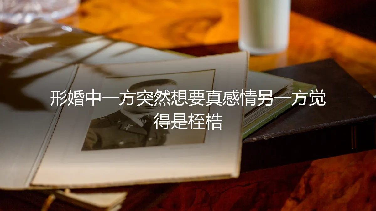 当形婚伙伴想要真感情：一方憧憬，一方束缚的困境与破局