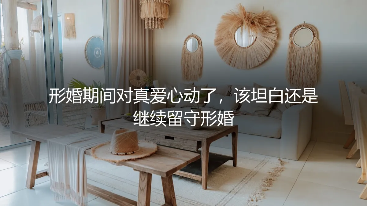 形婚的围城：当协议之外的心动悄然降临