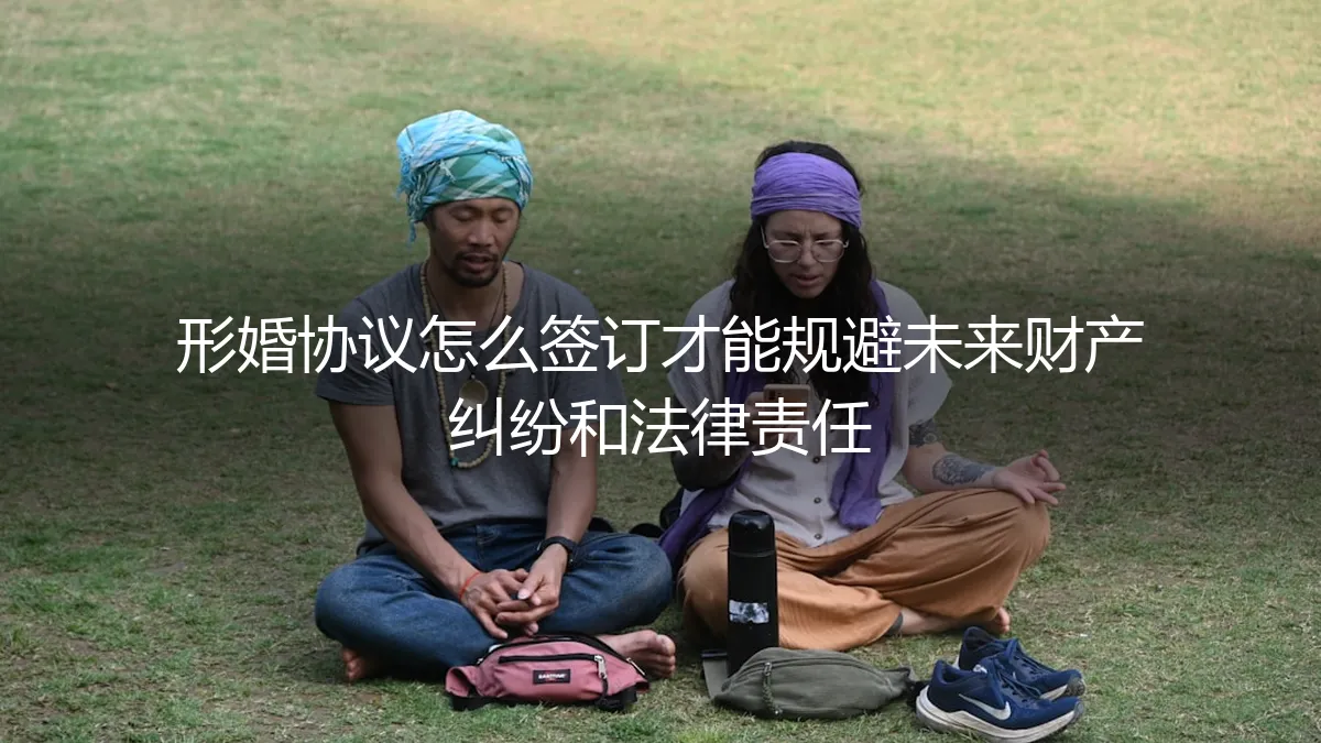 形婚协议签订全攻略：如何彻底规避未来财产纠纷与法律责任