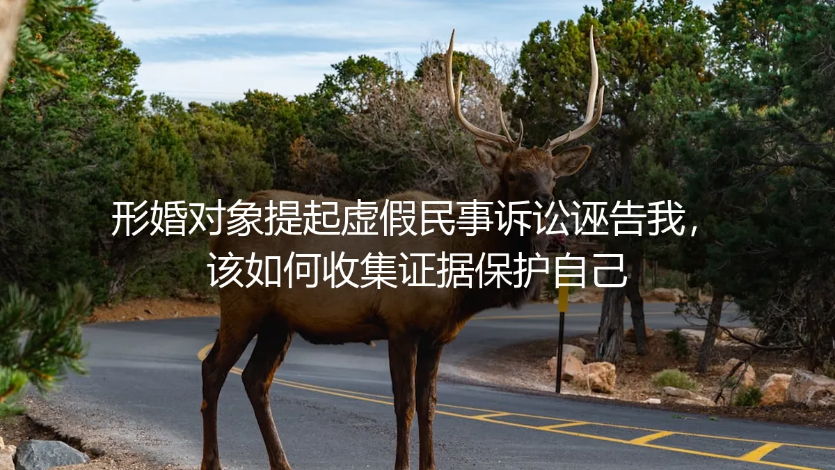 形婚对象提起虚假民事诉讼诬告？保姆级证据收集与自保指南