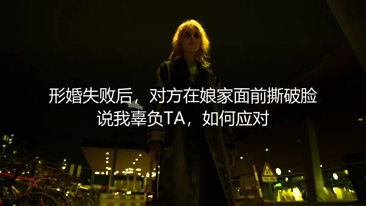 形婚破裂后的舆论战:当对方在娘家面前控诉你“辜负”,如何破局与自保
