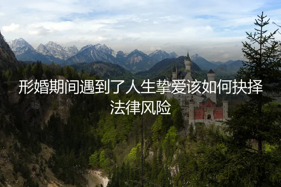 形婚路上遇真爱:法律风险与情感抉择的深度剖析