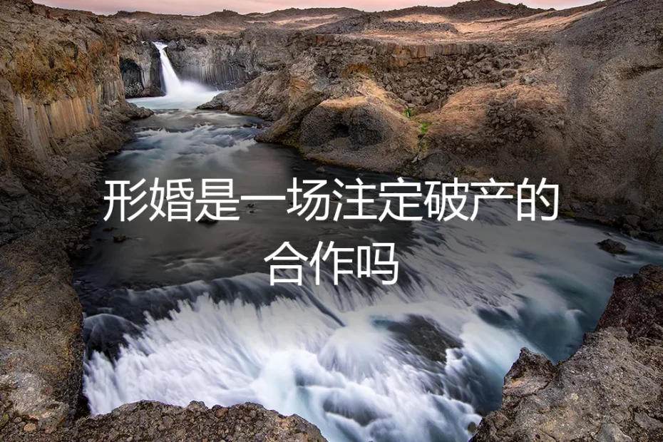 形婚是一场注定破产的合作吗?深度剖析三大核心风险与生存法则