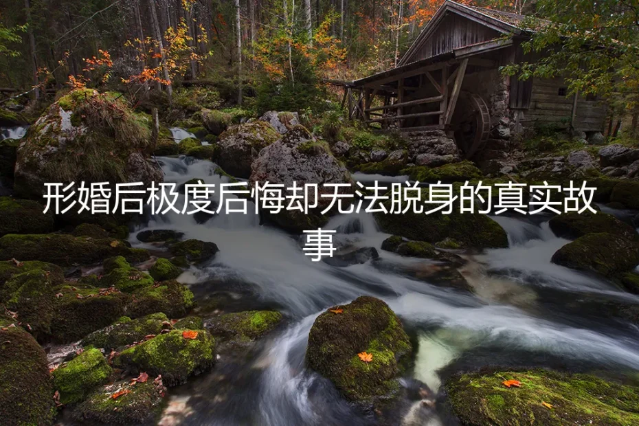 形婚的纸枷锁:当协议成为牢笼
