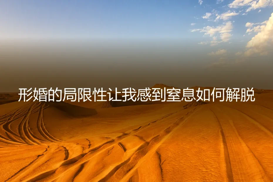 形婚的围城:当完美协议无法呼吸时