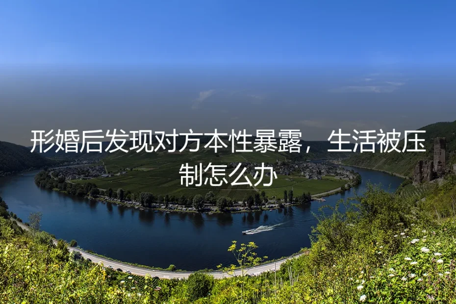 形婚后对方“本性暴露”，生活被压制如何破局？