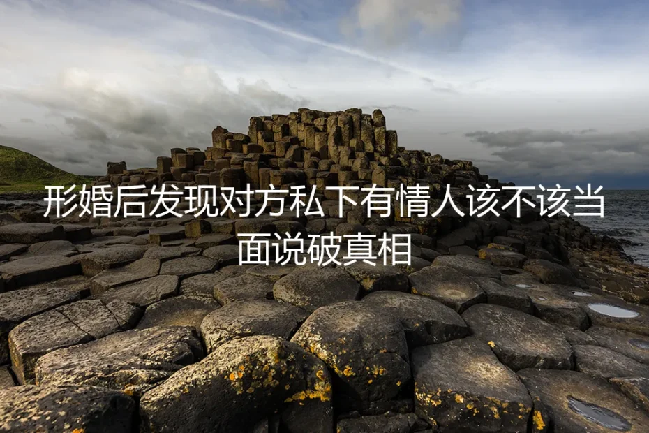 协议之外,真相之前:当形婚伴侣有了情人