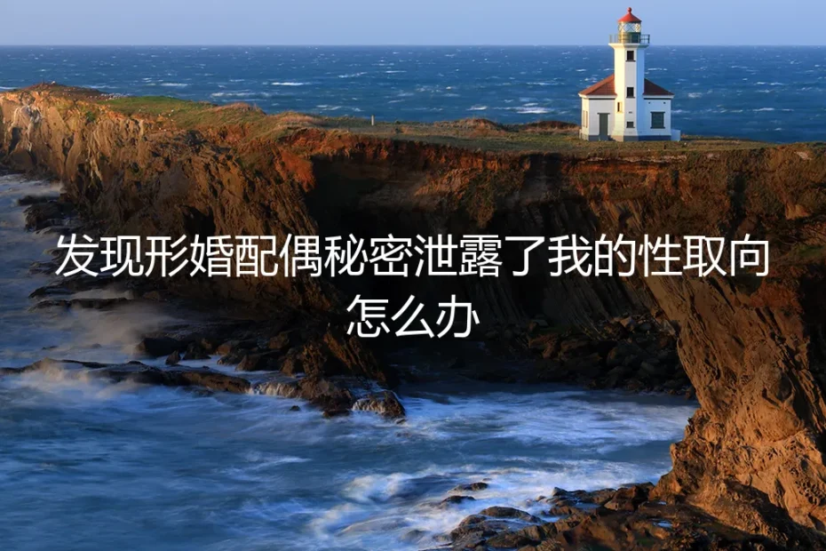 形婚危机:当你的性取向被配偶秘密泄露,如何应对与止损?