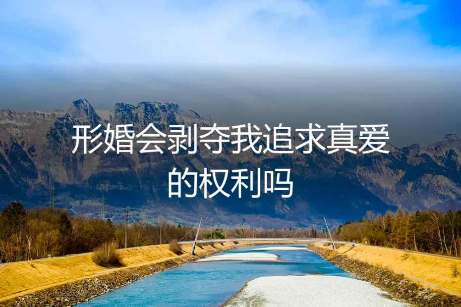 形婚会剥夺我追求真爱的权利吗?一份关于风险与契约的深度剖析