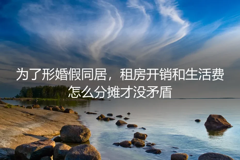 形婚假同居避坑指南：租房与生活费分摊的保姆级实操方案