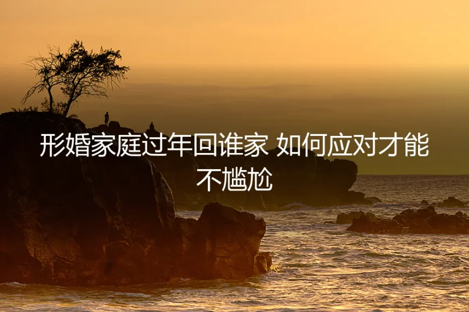 形婚家庭过年回谁家？保姆级实操指南，教你如何应对才能不尴尬