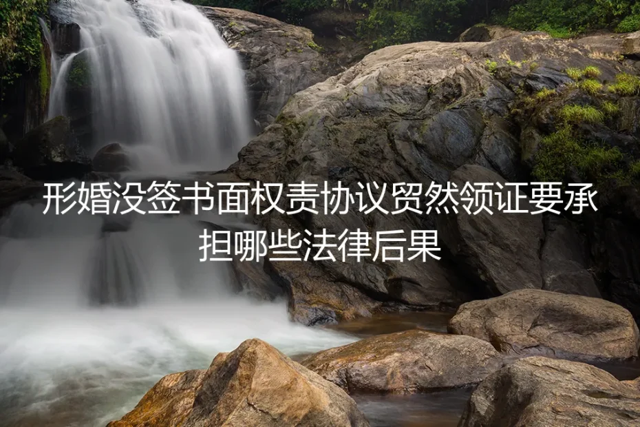 形婚实操避坑指南：没签书面权责协议贸然领证的法律后果与全流程防御方案