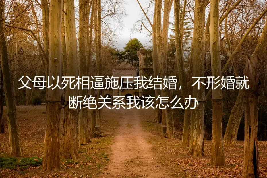 父母以死相逼不形婚就断绝关系,我该怎么办?——形婚深度答疑