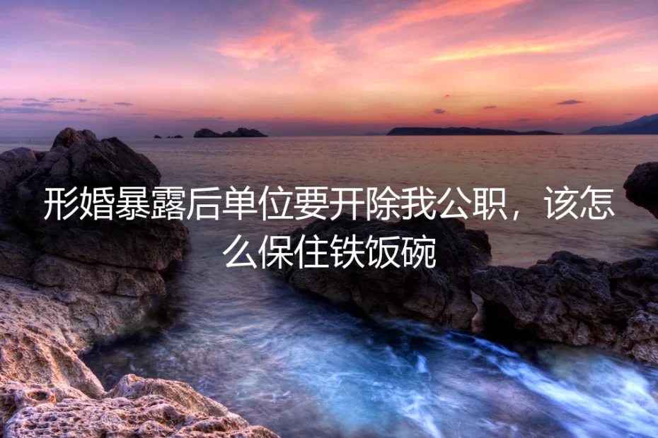 形婚暴露后单位要开除我公职，如何保住铁饭碗？