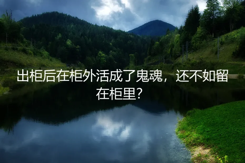 出柜后在柜外活成了鬼魂,还不如留在柜里?
